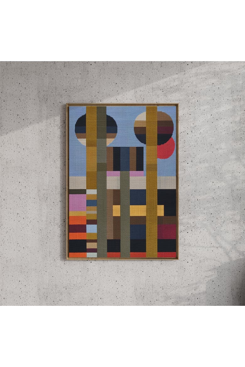 Woven Perspectives No. 13 Geometric Abstract Art Print, Alternate, color, Unframed - 12x16