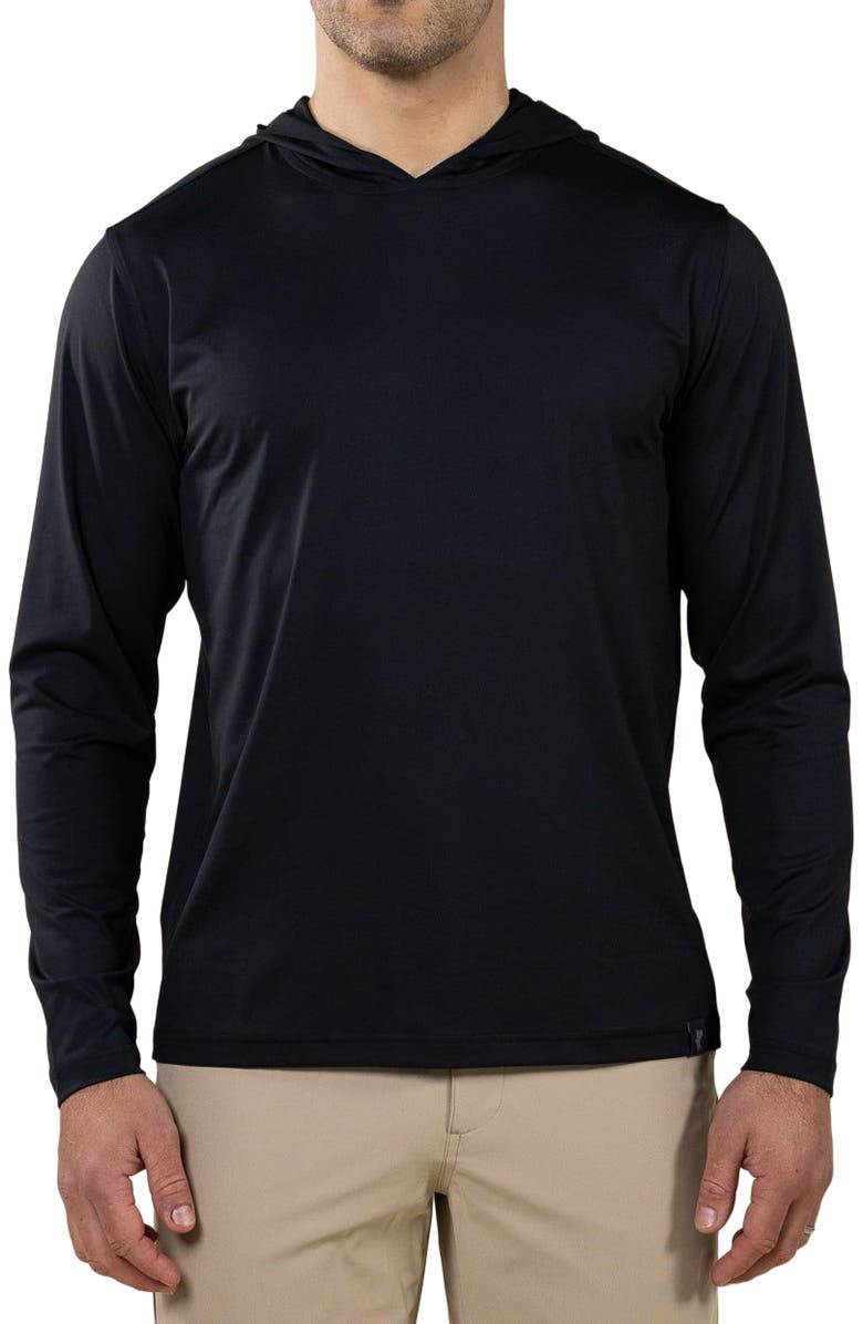 ASHWORTH GOLF Belmont Hoodie, Alternate, color, Black