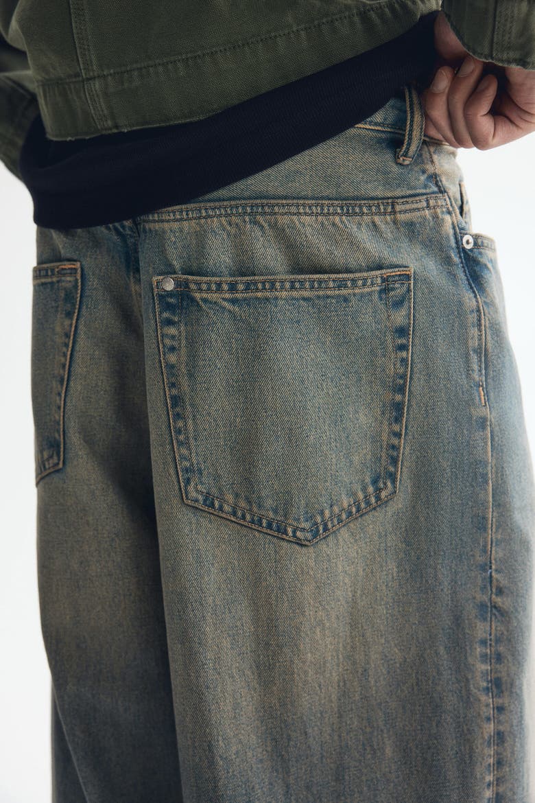Baggy Jeans, Alternate, color, Washed light denim blue