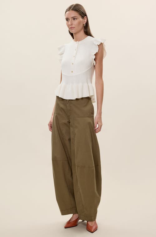 Rebecca Taylor Rhea Knit Sweater In White