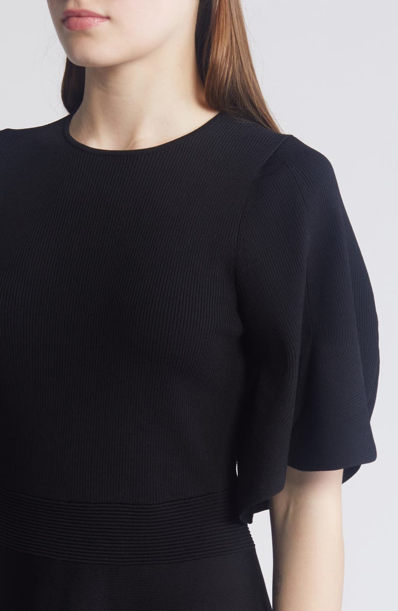 Ted Baker London Olivia Rib Fit & Flare Dress, Alternate, color,