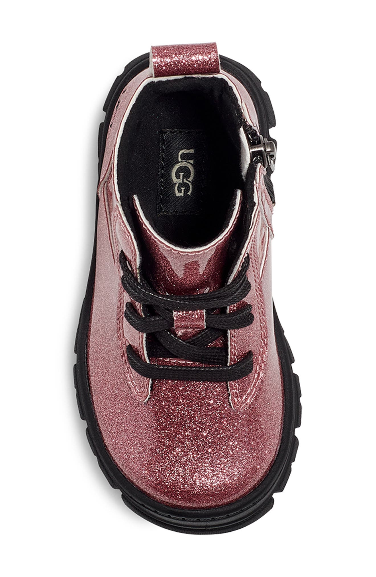 UGG<sup>®</sup> Ashton Glitter Combat Boot, Alternate, color, 