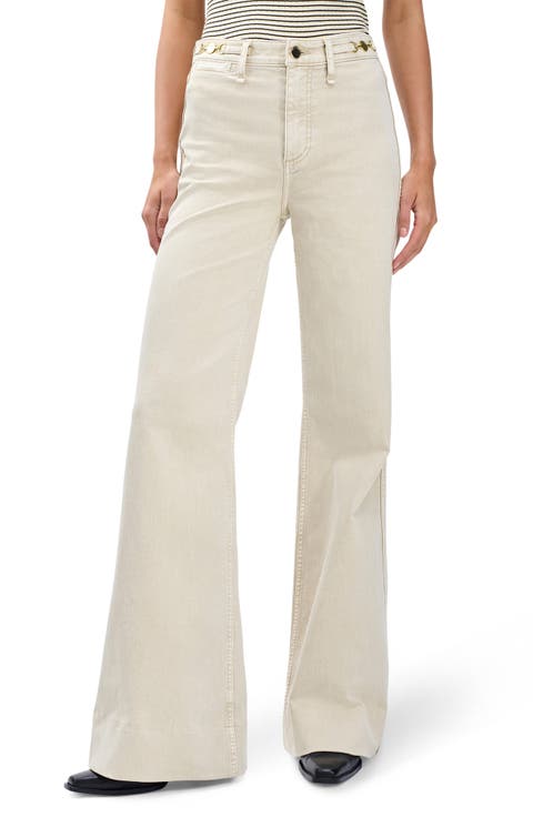Skylar High Waist Flare Trouser Jeans