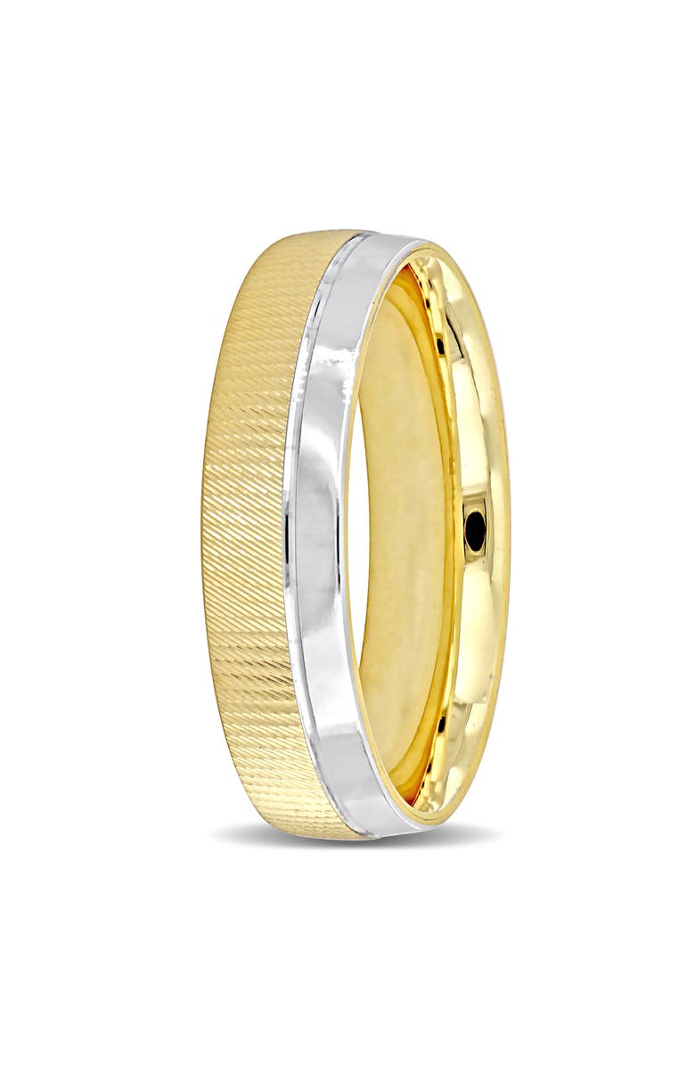 Julianna B. Men's Wedding Band 14k Two-Tone, Alternate, color, 14K Gold