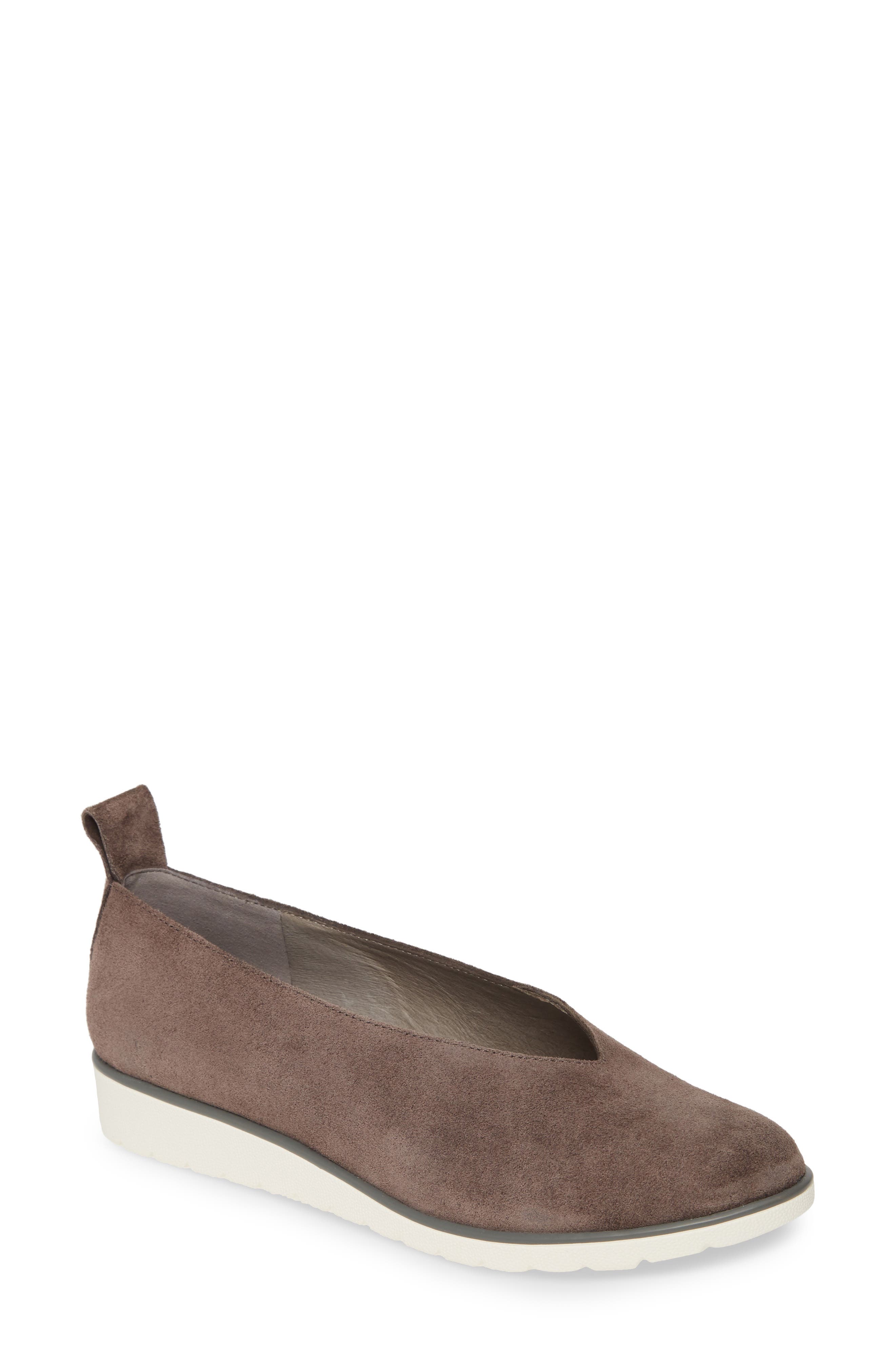 Humor Flat, Main, color, GRAPHITE SUEDE