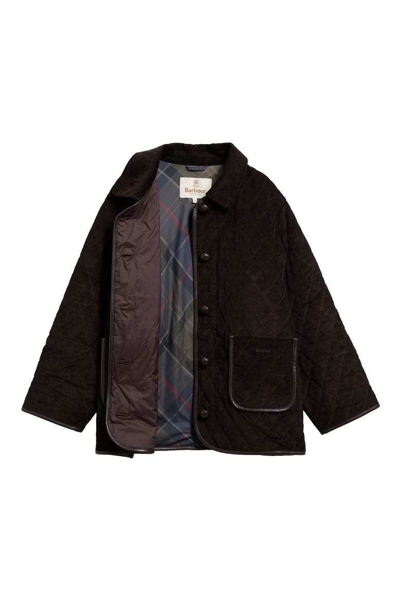Marlow Quilted Jacket, Alternate, color, DK BROWN/ SHADOW CLASSIC