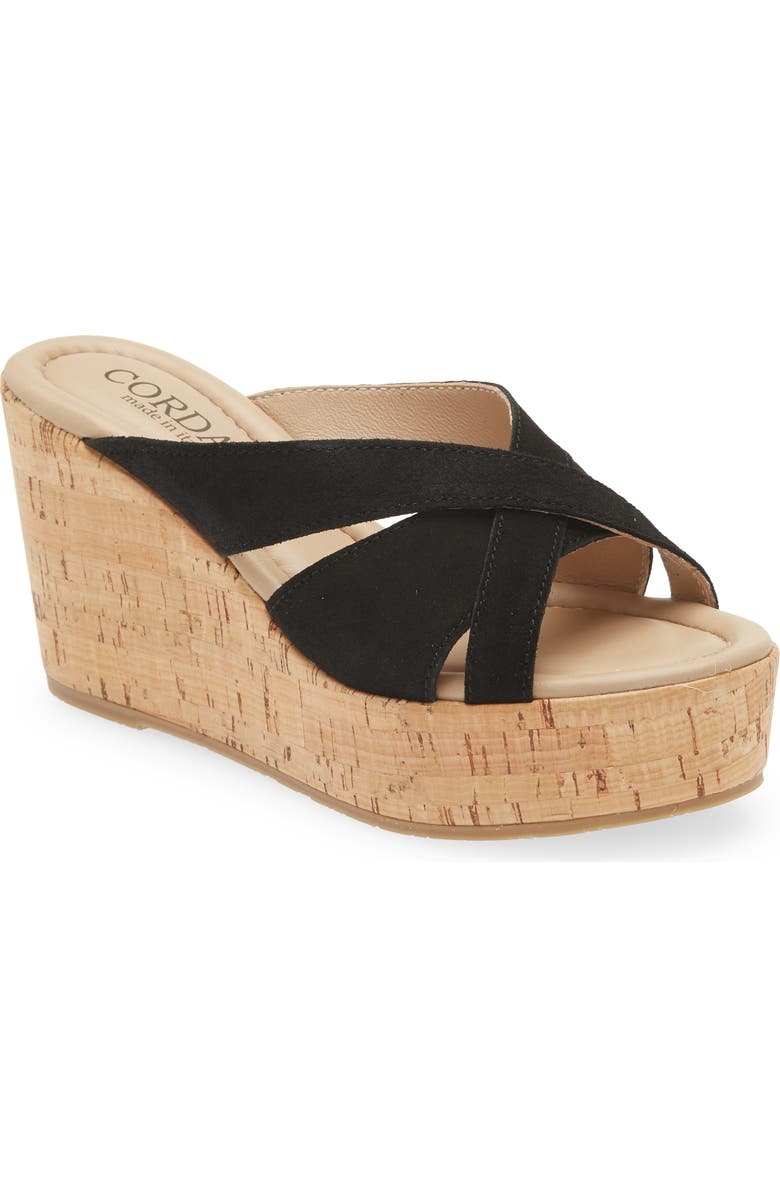 Cordani Devon Platform Wedge Sandal, Main, color,