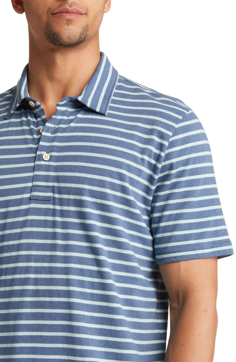 Faherty Retreat Stripe Polo, Alternate, color,