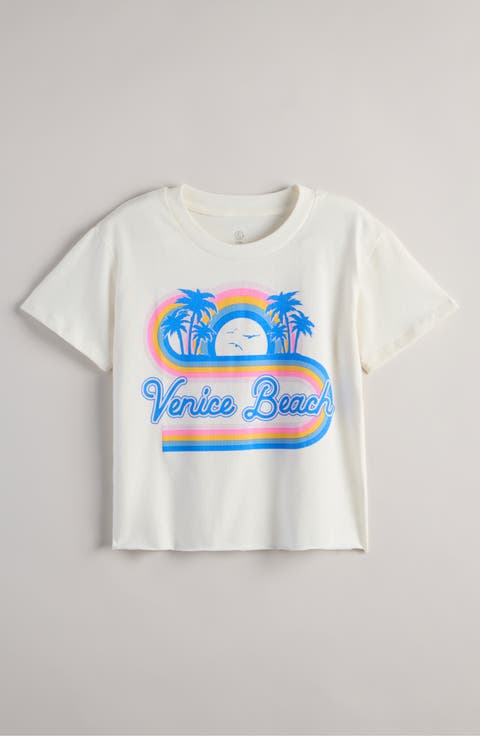 Kids' Crop Cotton Graphic T-Shirt (Big Kid)