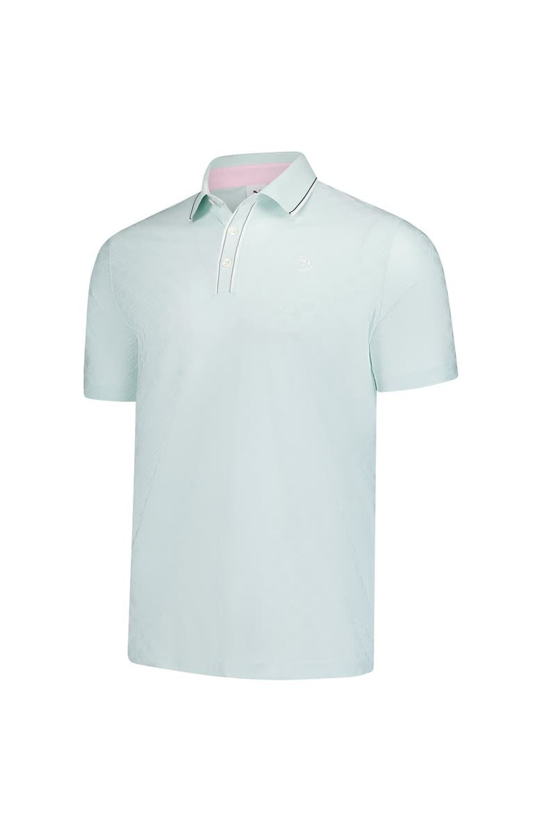 PUMA Men's Puma Mint Arnold Palmer Tipped Jacquard Polo, Alternate, color, Mint