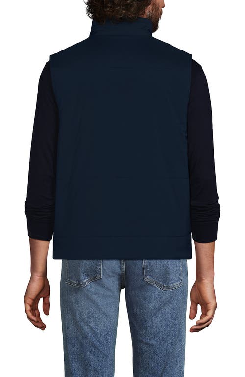 Lands' End Wanderfree Insulated Vest In Radiant Navy