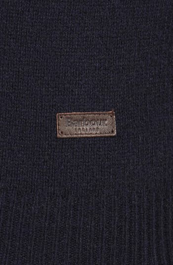 Patch Wool Quarter Zip Pullover