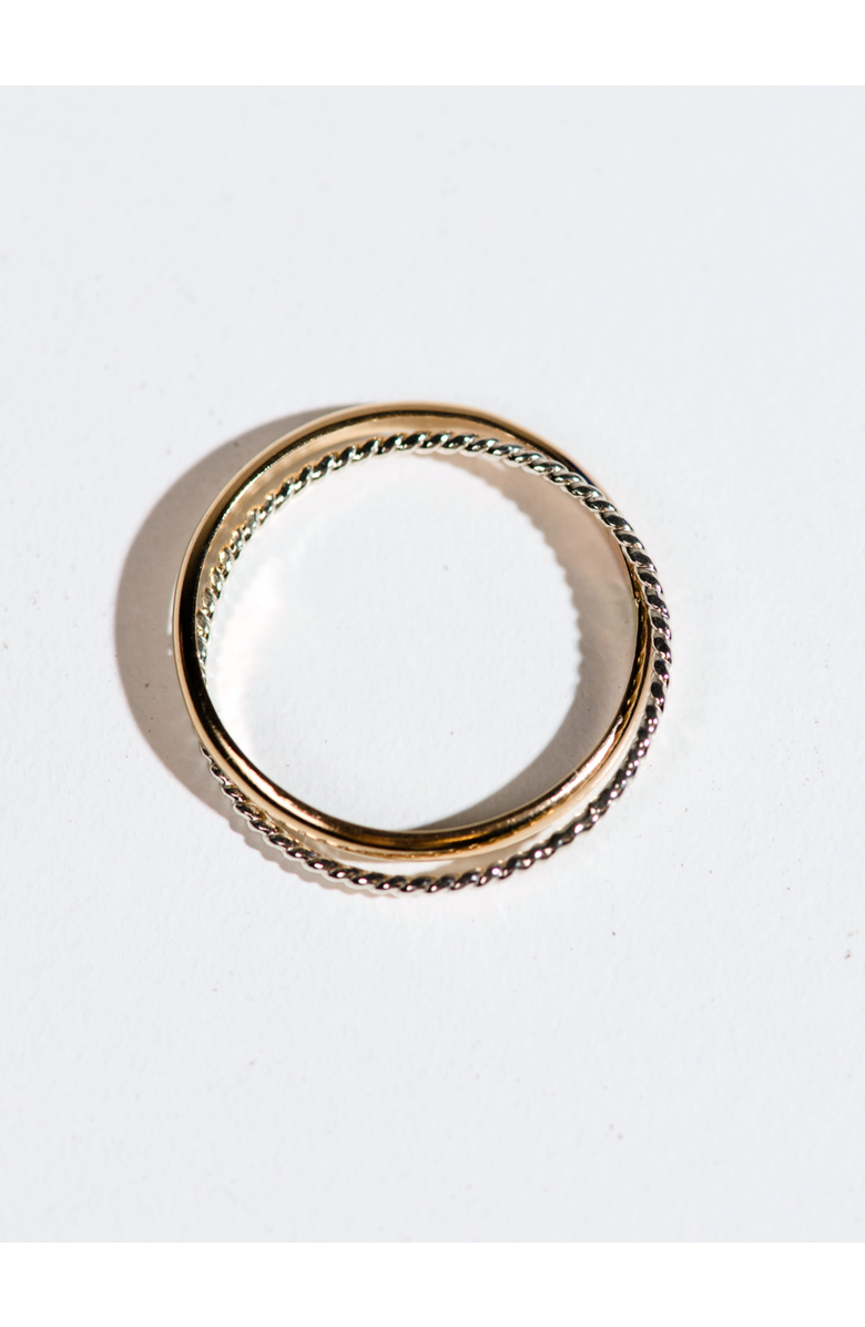 ABLE Nicki Double Ring, Main, color, Gold-Filled