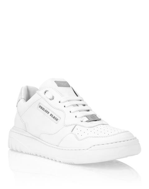 Nappa Leather Low Top Sneakers Lettering Luxe Men