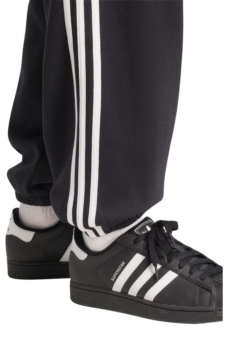 3-Stripes Fleece Joggers, Alternate, color, BLACK