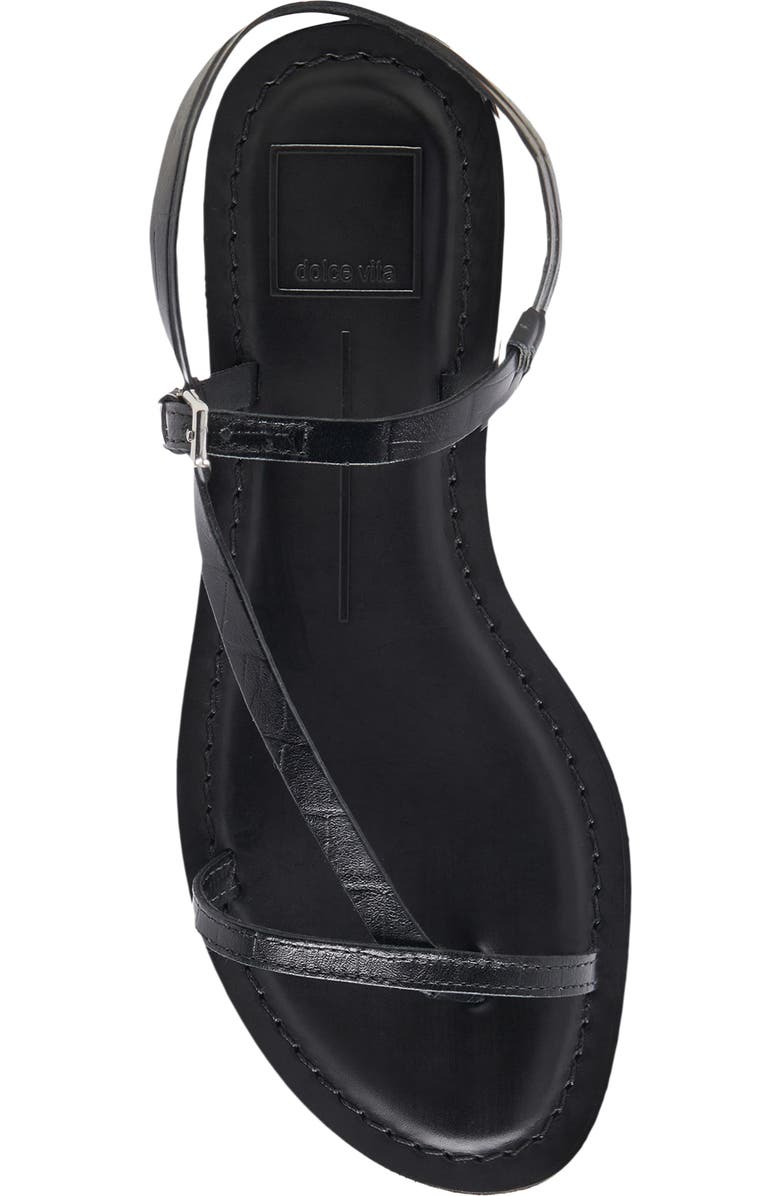 Dolce Vita Wandre Flat Sandal, Alternate, color, Noir