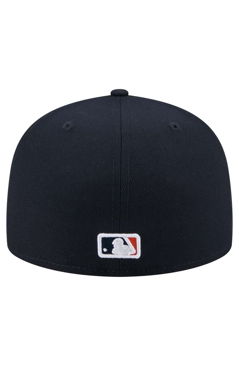 New Era Men's New Era Navy Houston Astros Yarn Stitch 59FIFTY Fitted Hat, Alternate, color, Navy