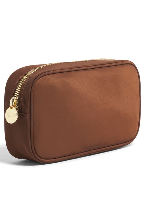 Stoney Clover Lane Small Nylon Pouch In Brown