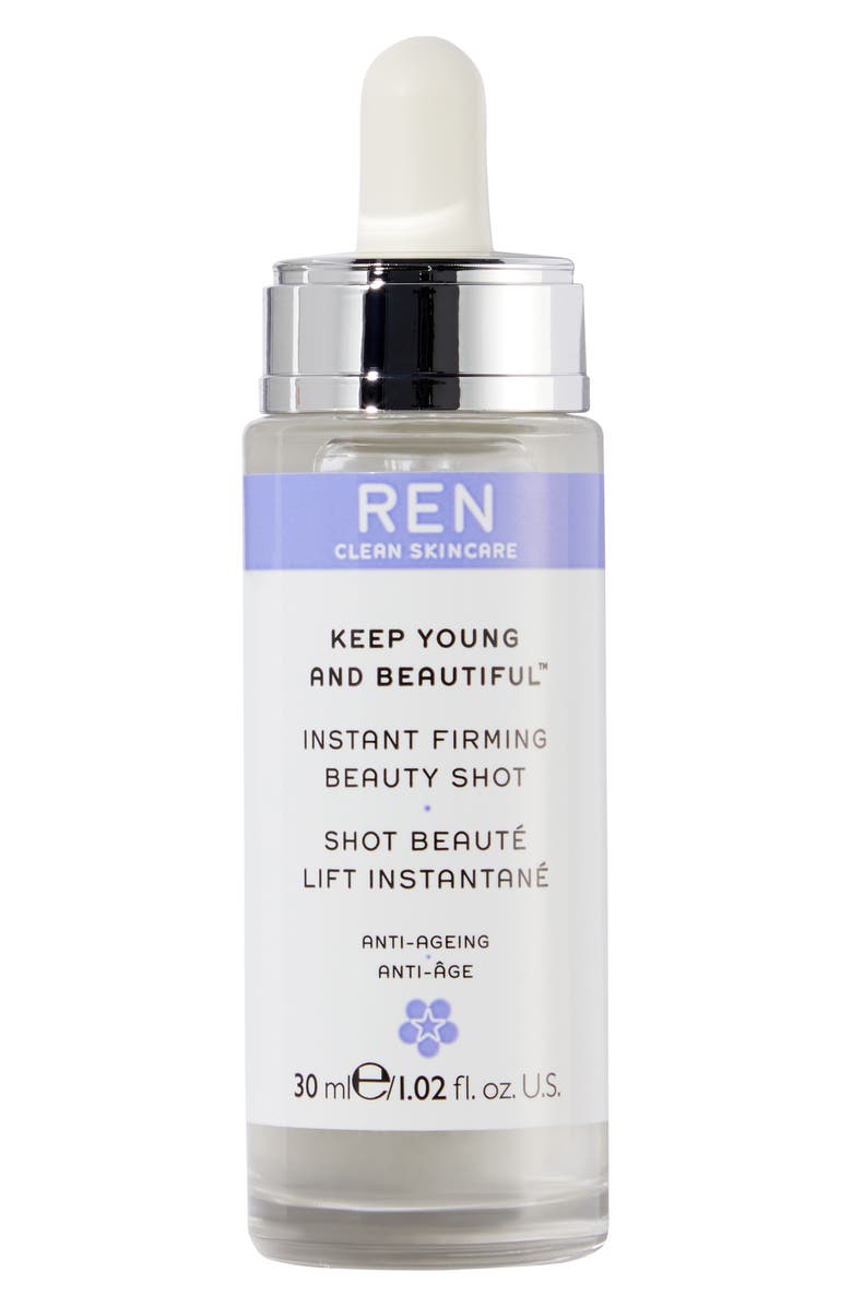 REN Clean Skincare Keep Young & Beautiful Instant Firming Beauty Shot Gel-Serum, Alternate, color, 