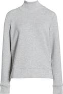 MPG Dreamweave Recycled Polyester Blend Mock Neck Sweatshirt