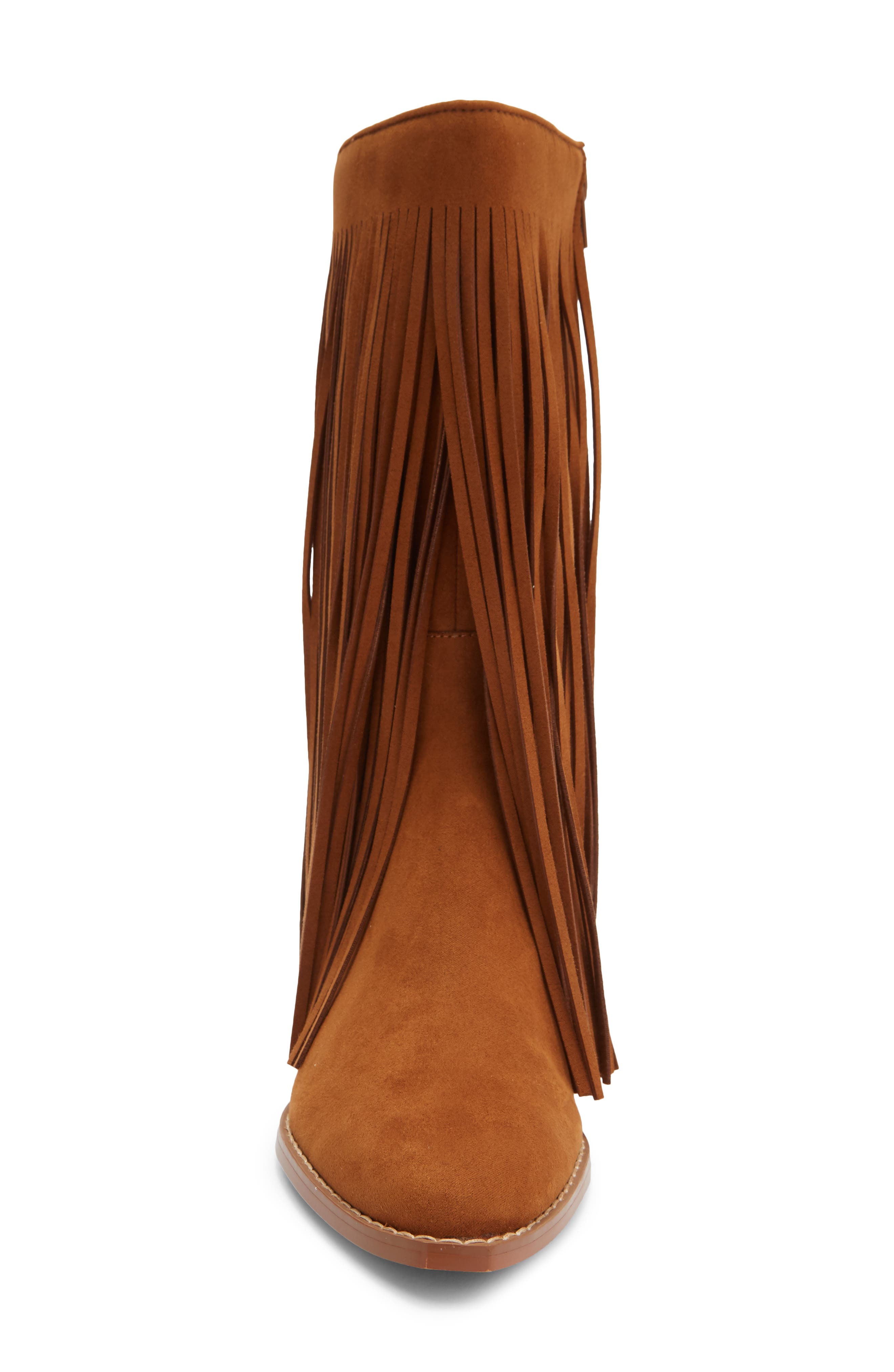 Wild Card Faux Suede Knee High Boot, Alternate, color, BROWN
