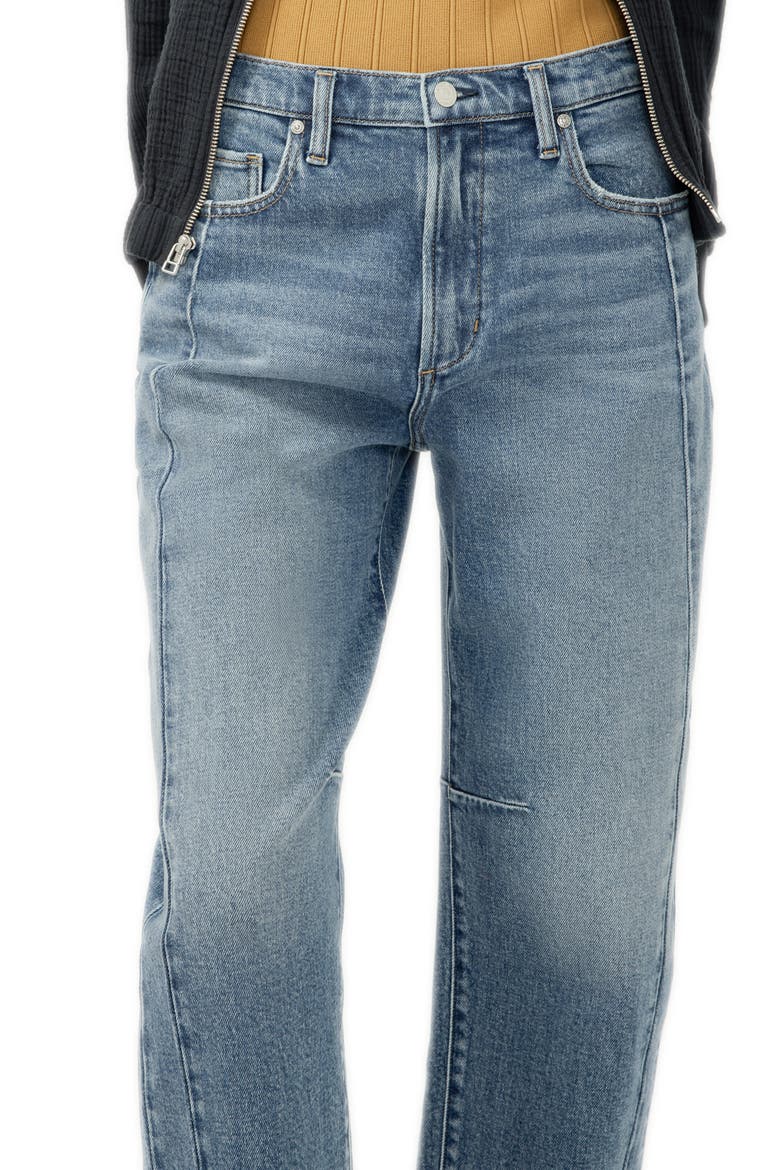 High Waist Barrel Leg Jeans, Alternate, color, LINDON