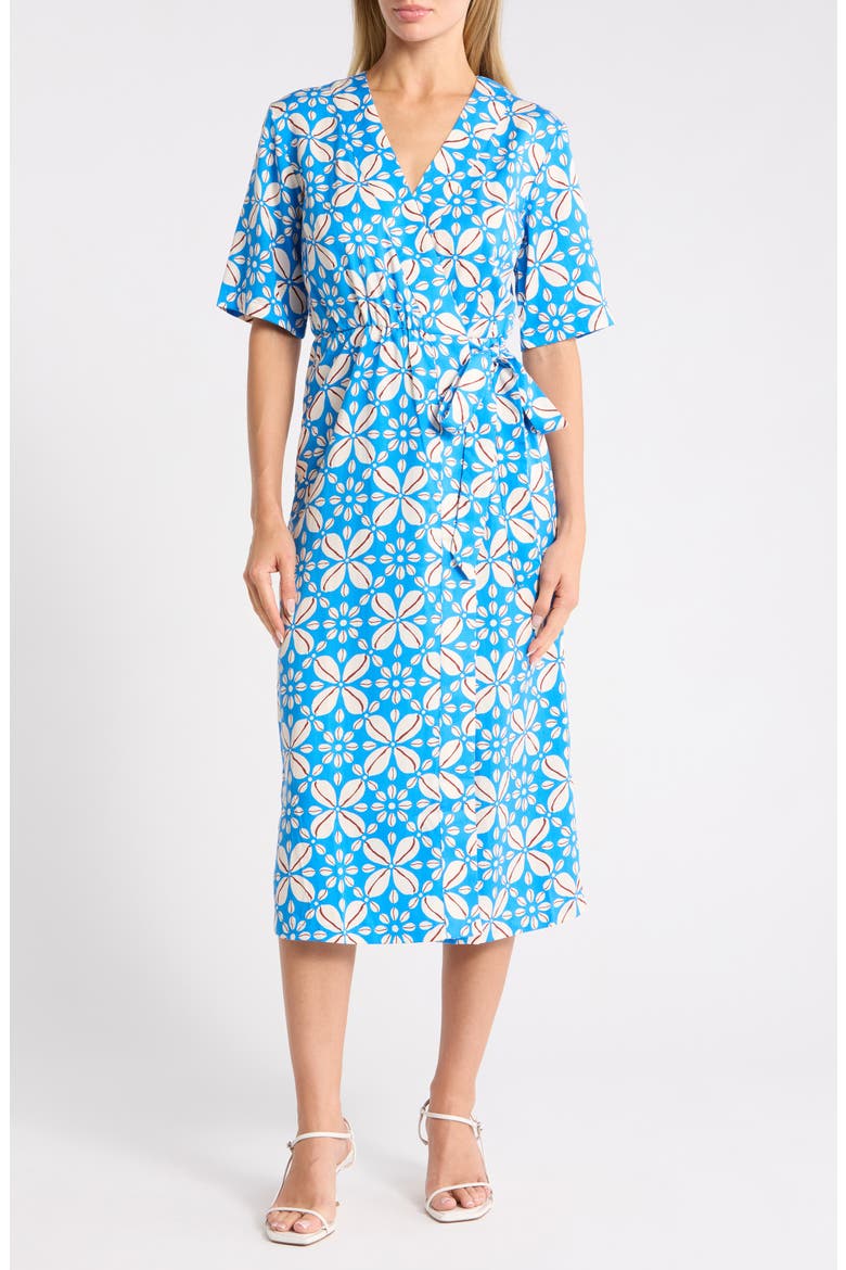 Flowrie Maika Dress, Main, color, HARBOR