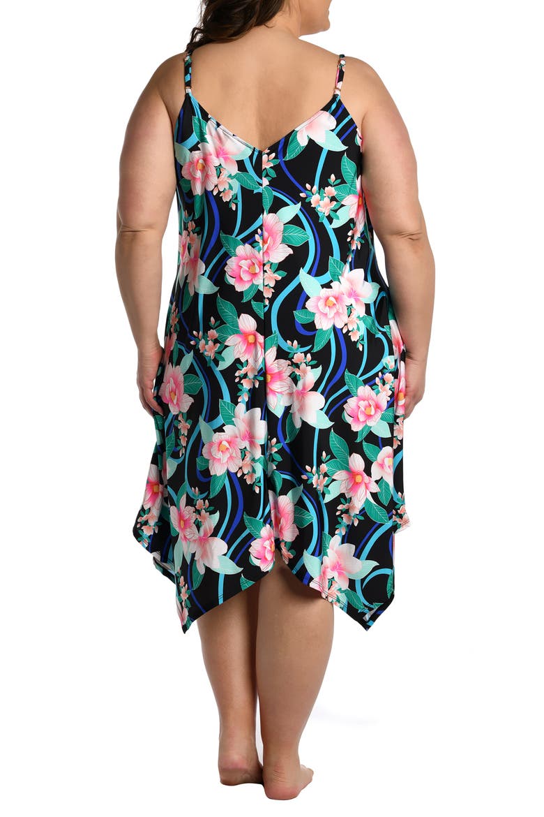 Nightfall Cover-Up Scarf Dress, Alternate, color, BLACK