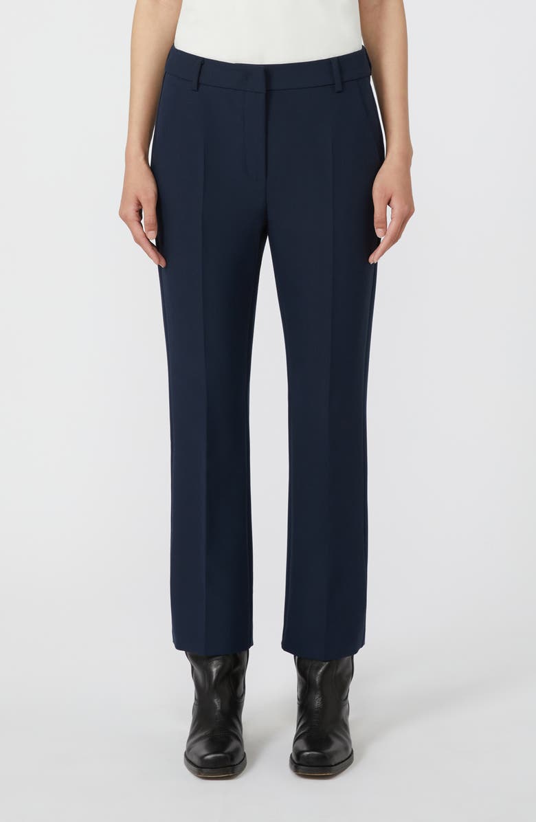Weekend Max Mara Freda High Waist Pants, Main, color, Navy
