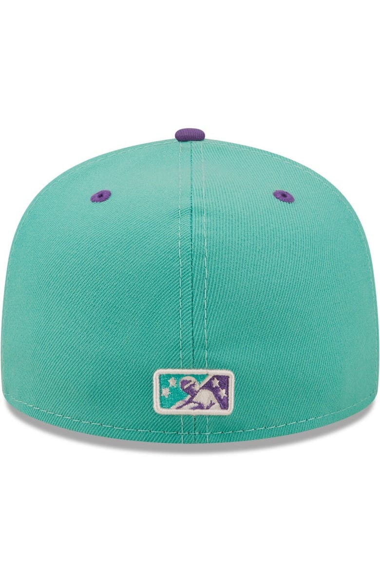 New Era Men's New Era Turquoise/Purple Peoria en el Río Copa De La Diversion 59FIFTY Fitted Hat, Alternate, color, 