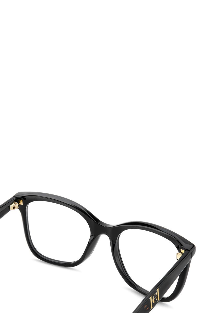 Carolina Herrera 52mm Round Optical Glasses, Alternate, color, 