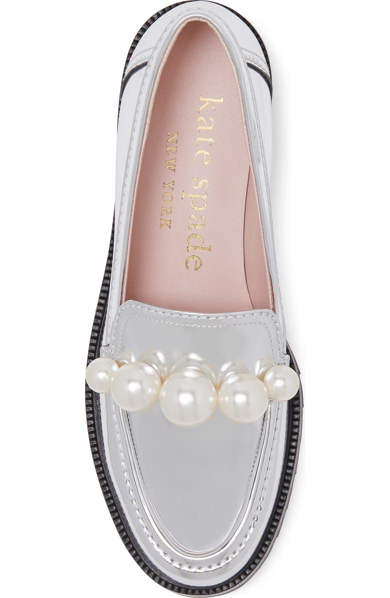 Kate Spade New York posh faux pearl loafer, Alternate, color,