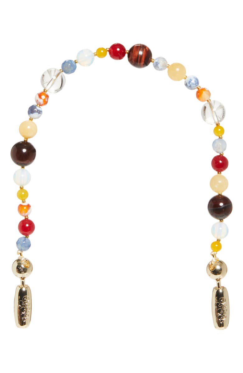 ossa Orbit Gemstone Wrist Strap for iPhone Case, Main, color, Retro