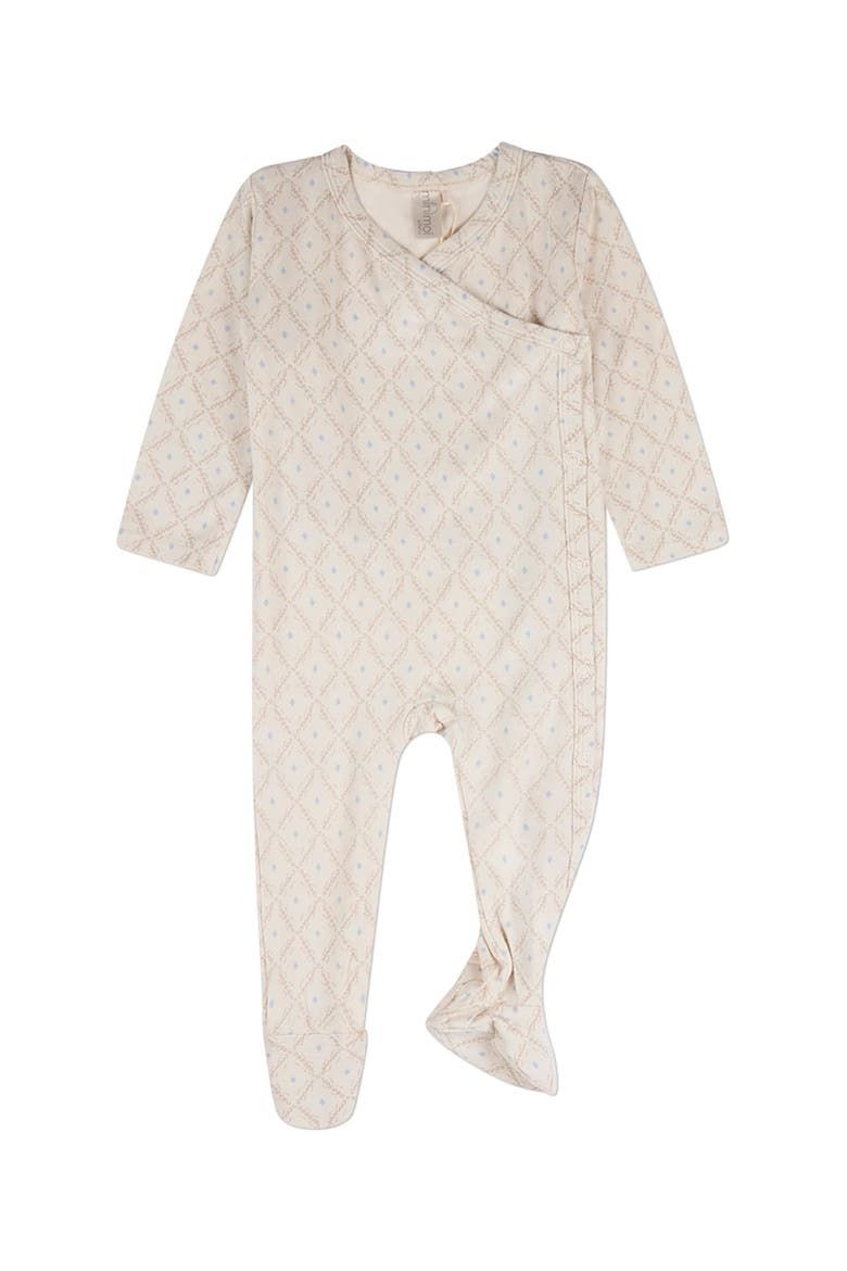 Baby Allover-Print Footie, Main, color, Blue