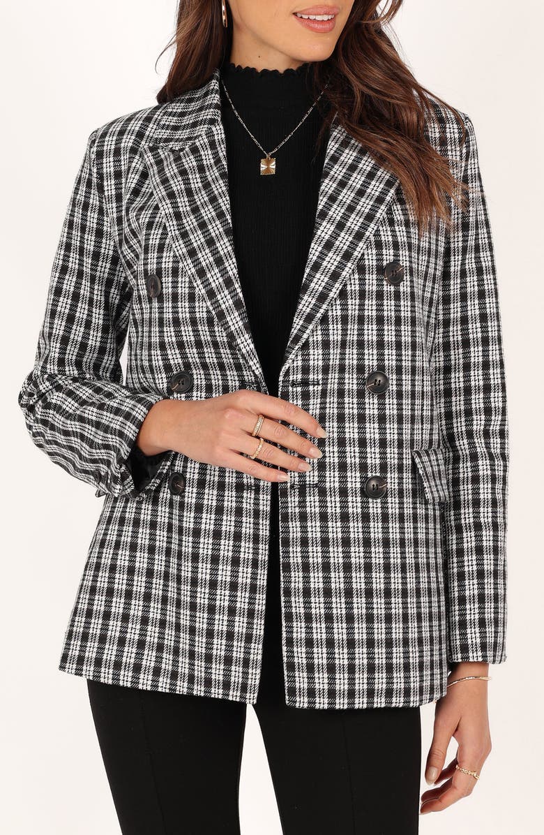 Elizabeth Plaid Blazer
