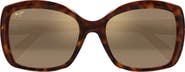Maui Jim Orchid 57mm PolarizedPlus2® Square Sunglasses