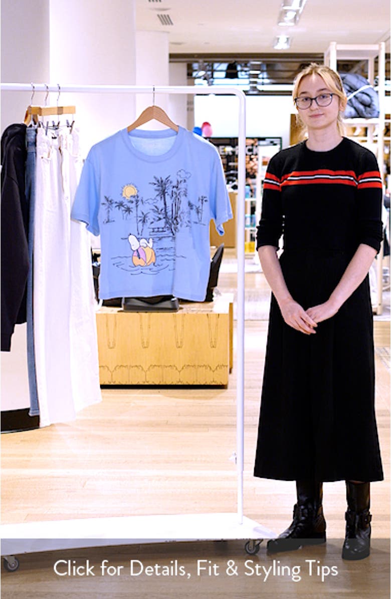 Snoopy Graphic T-shirt, sales video thumbnail