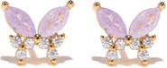 Girls Crew Remember Me Butterfly Stud Earrings