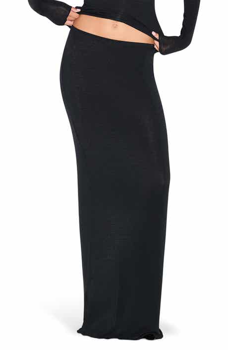 SKIMS Sheer Modal Maxi Skirt