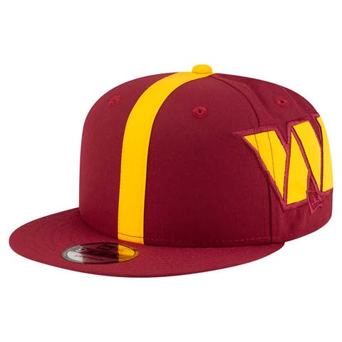 Men's New Era Burgundy Washington Commanders  Helmet 9FIFTY Snapback Hat