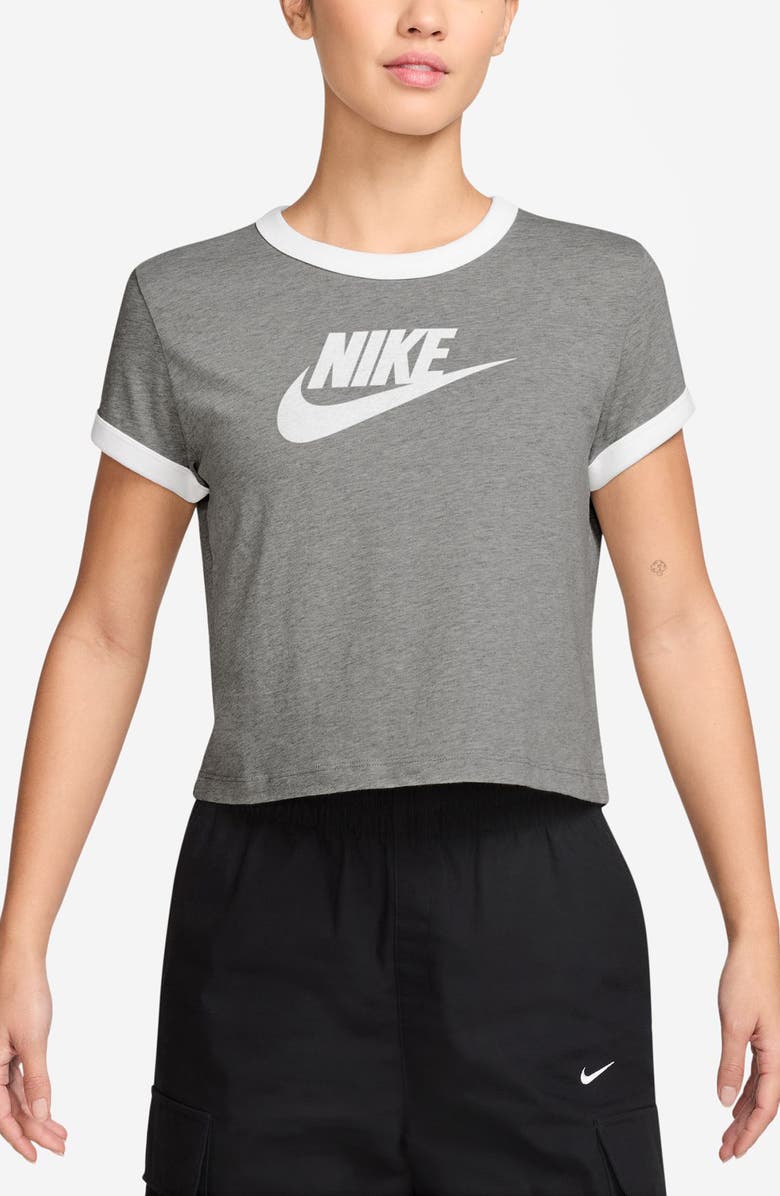 Nike Sportswear Ringer Logo Graphic T-Shirt, Main, color, 