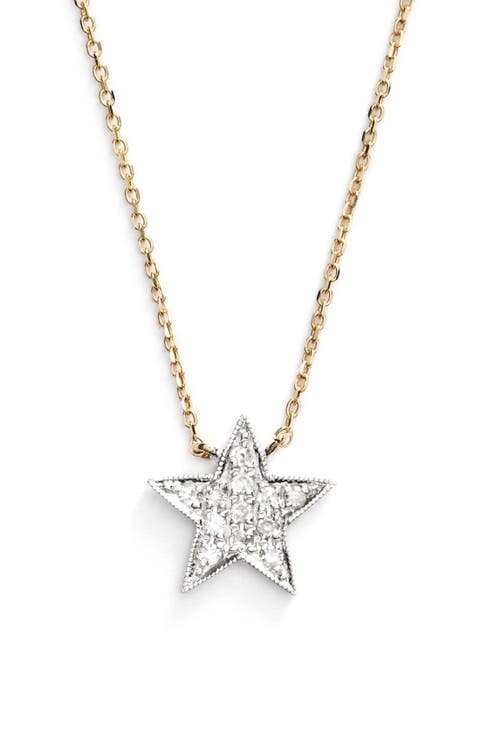 'Julianne Himiko' Diamond Star Pendant Necklace