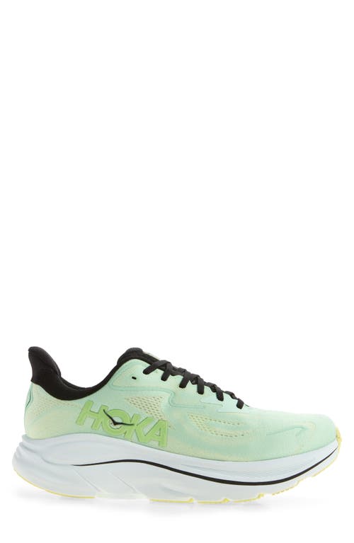 Hoka Clifton 10 Running Shoe In Green