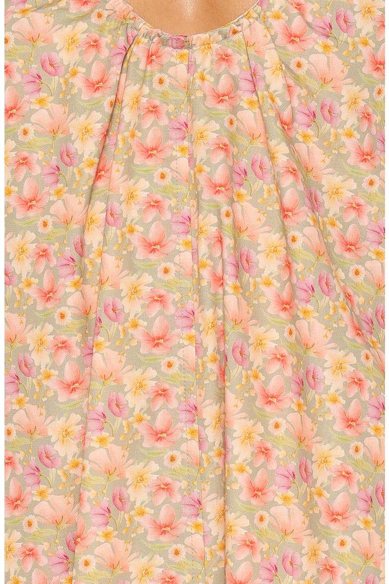 Laurita Cotton Maxi Dress, Alternate, color, SAGE WILDFLOWER