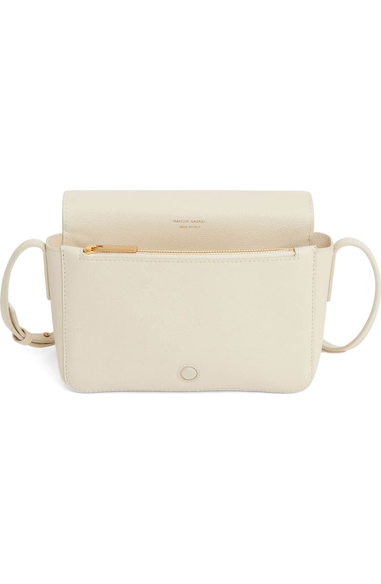 Mansur Gavriel Clio Leather Shoulder Bag, Alternate, color, Jasmine