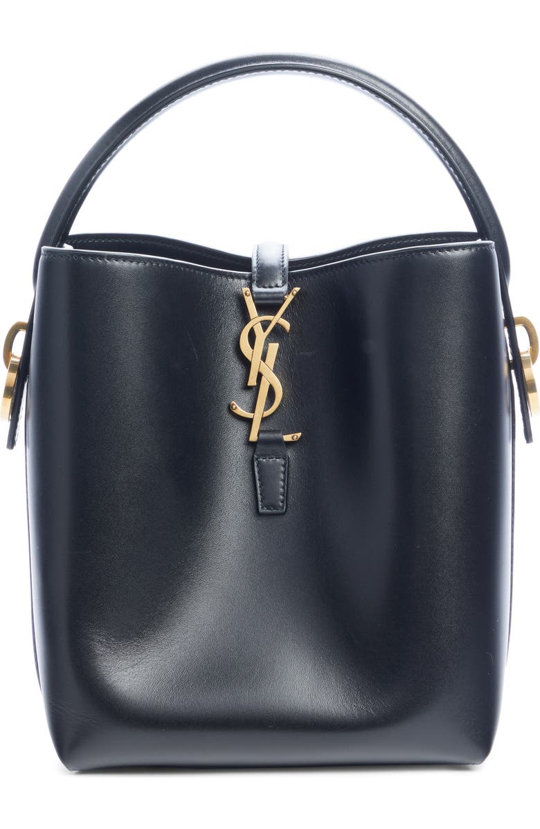 Saint Laurent Le 37 Leather Bucket Bag, Main, color,