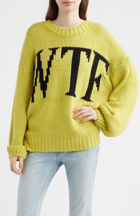 WTF Crop Sweater