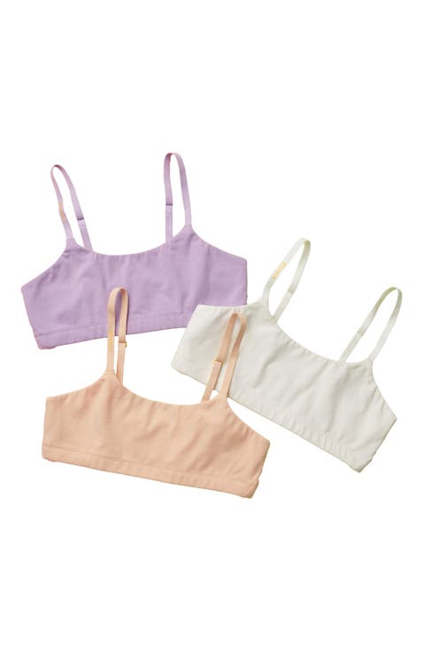 Pipit Pima Cotton Bra 3PK