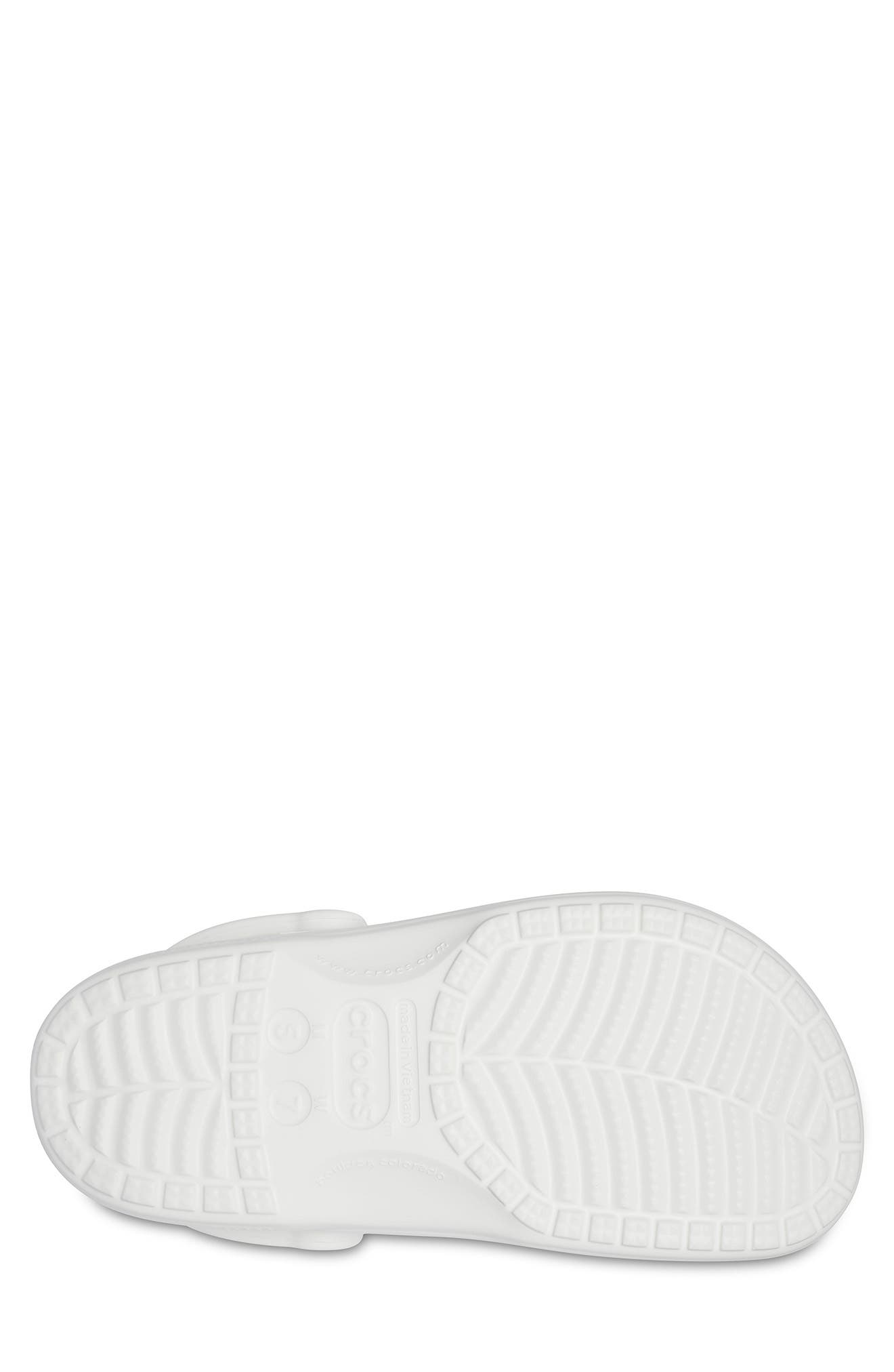 CROCS Unisex Baya Faux Fur Lined Clog Slipper, Alternate, color, White/ Light Grey