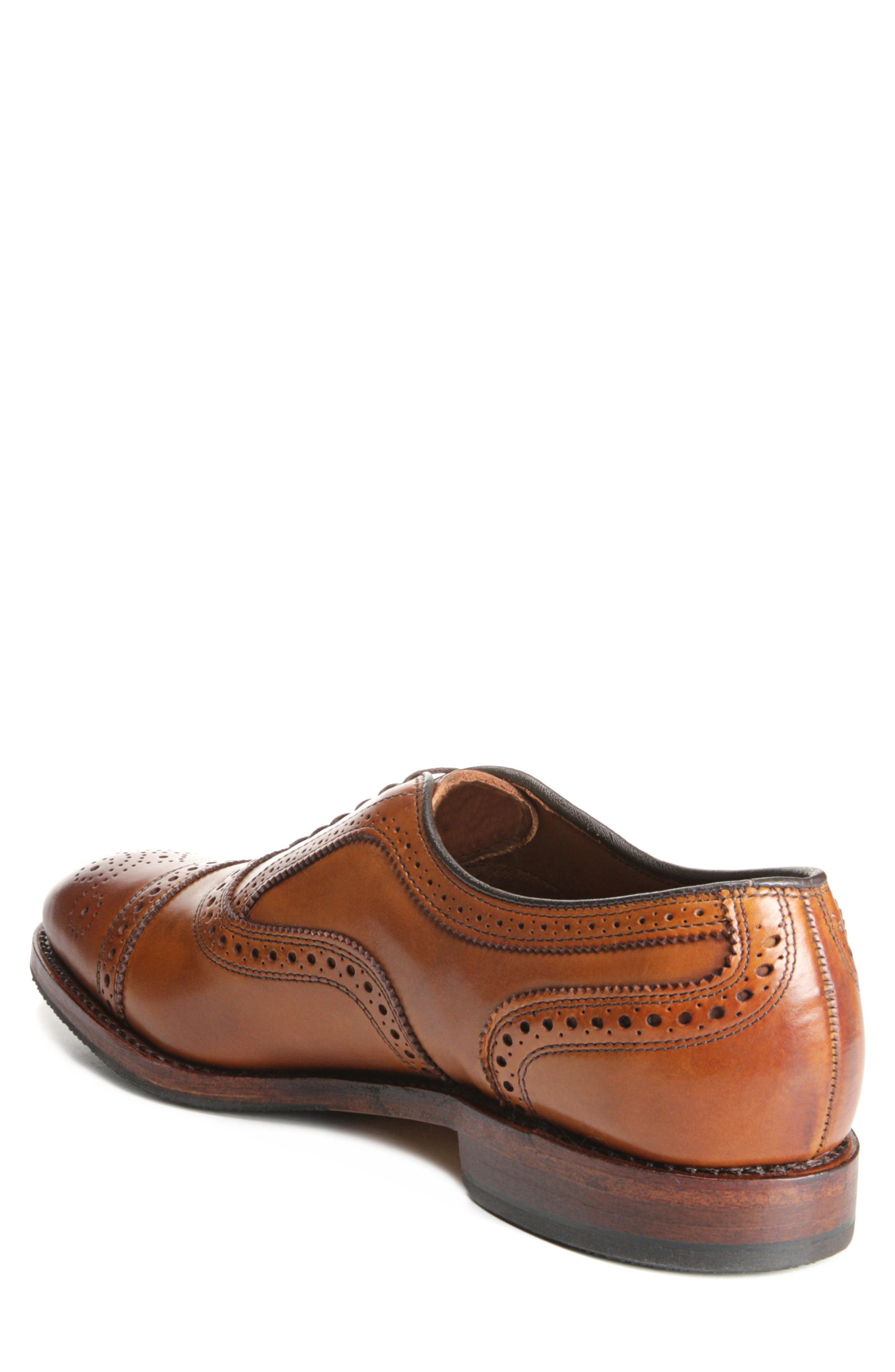 Allen Edmonds Strand Cap Toe Oxford, Alternate, color, Walnut